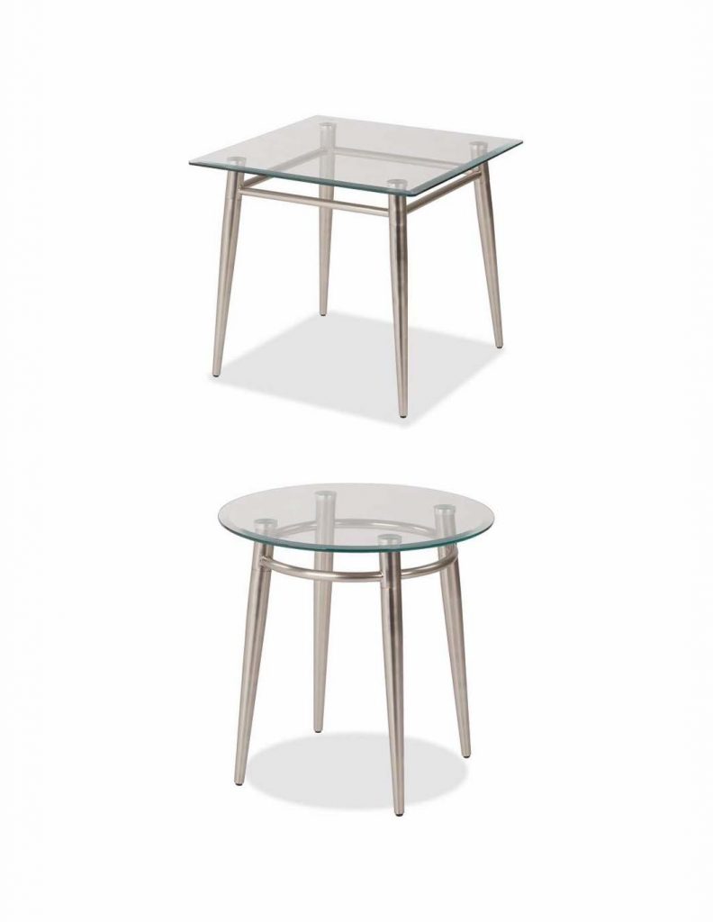 Glass & Chrome Occasional Tables